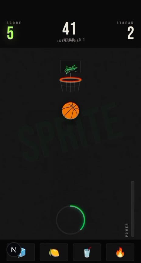 Sprite Slam phone gameplay screen